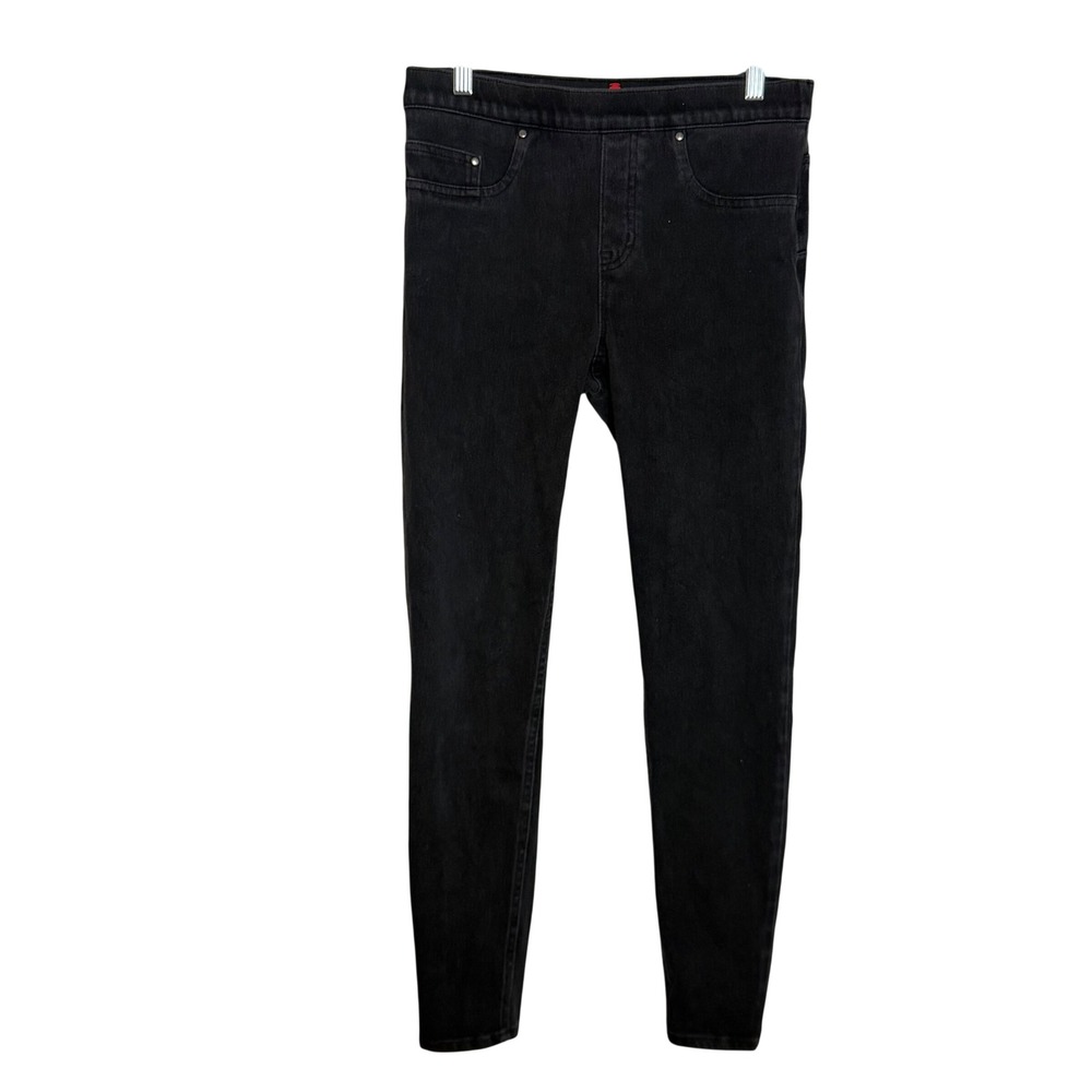 Spanx Womens‎ Jean-ish Skinny Leggings Faded Black Pull On Denim Pants S